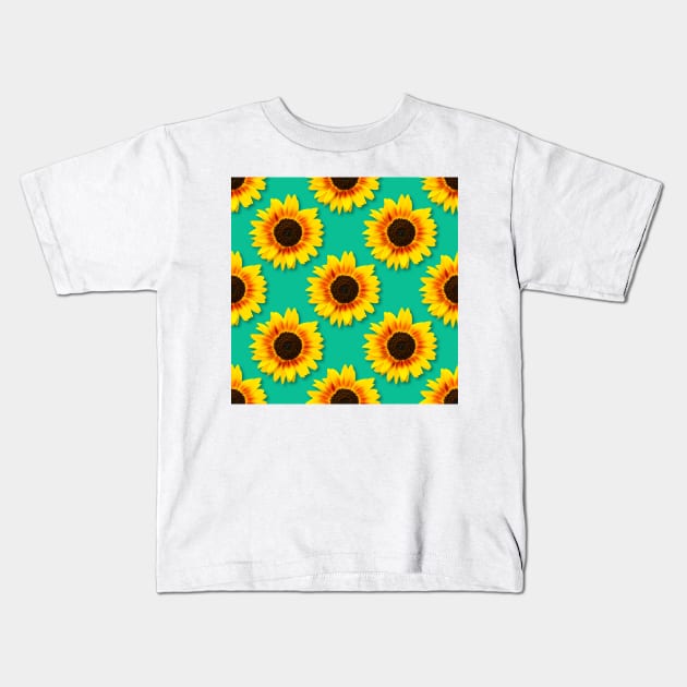 Sunflower Lover Kids T-Shirt by ZUCCACIYECIBO